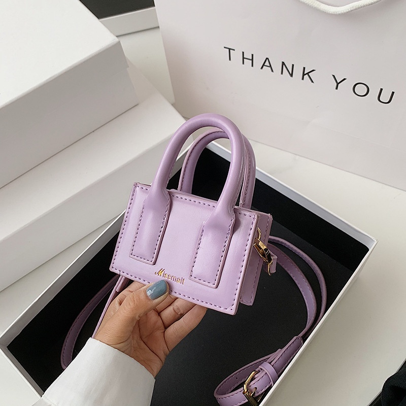 FINOM LEENA - Tas Selempang Wanita Kotak | Sling Bag Korean Style Kekinian