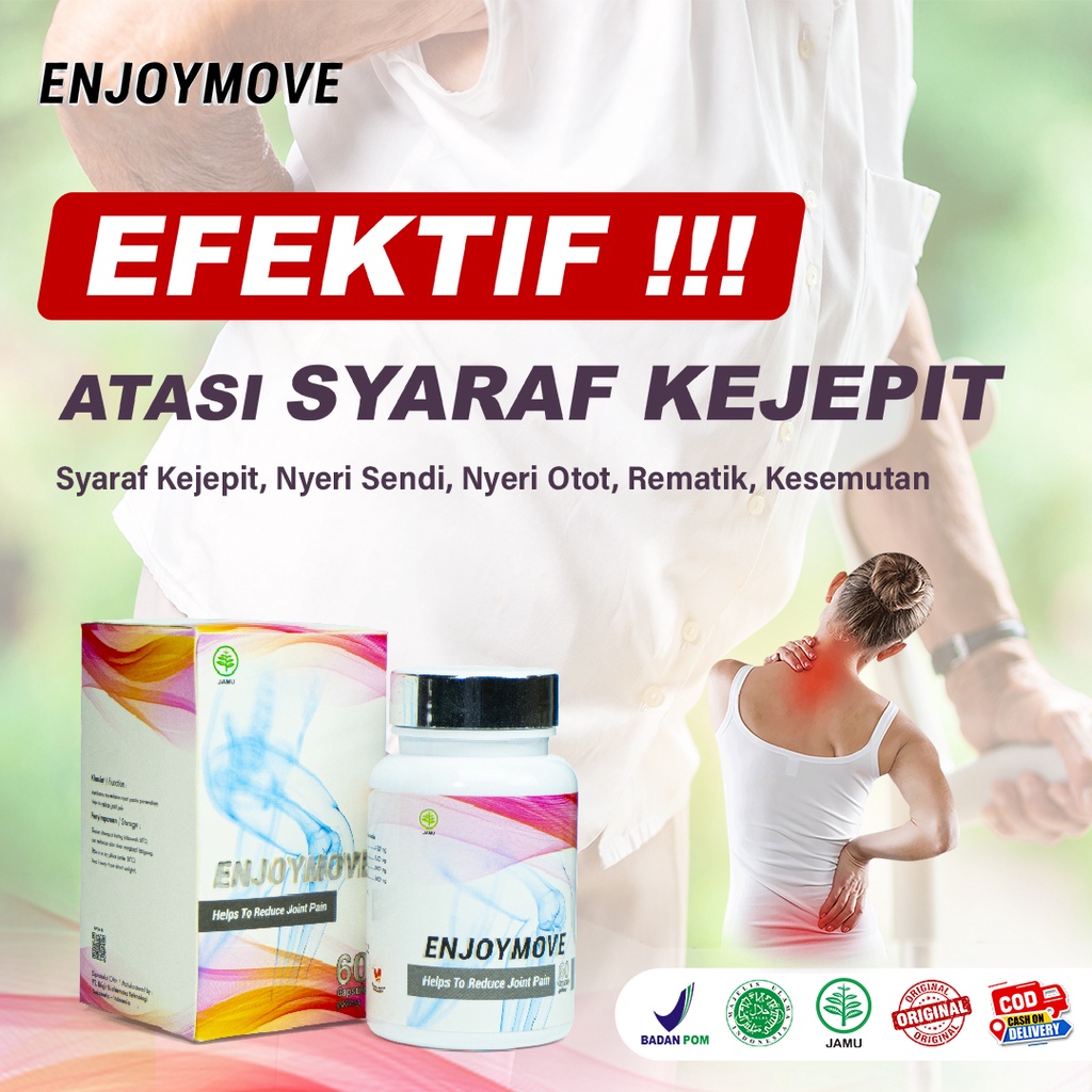 Obat sakit Otot pinggang Ampuh Encok Saraf Sarap Syaraf Kejepit Pinggang Obat Nyeri ENJOYMOVE