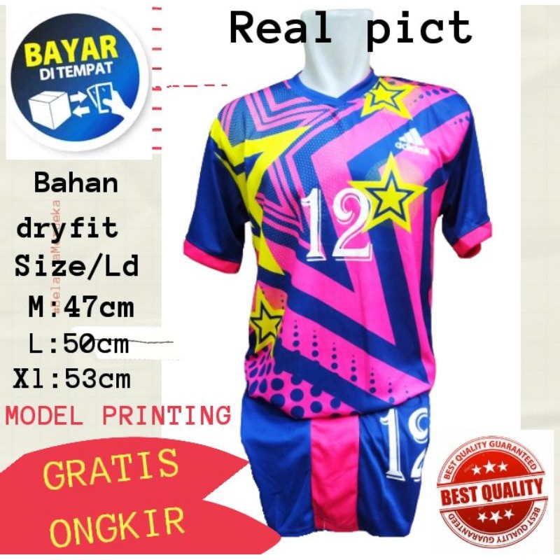 BAJU JERSEY BOLA/FUTSAL/VOLLY PRINTING