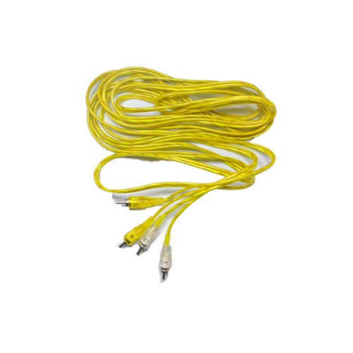 Kabel Aux Audio/RCA Transparan/ kabel audio rca 2 To 2 panjang 1.5mtr/3mtr/5mtr