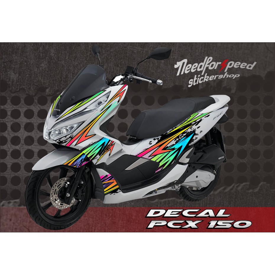 STRIPING TRANSPARAN  PCX 150 THAILOOK STYLE