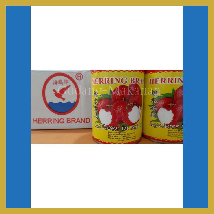 

LECI KALENG / LYCHEE IN SYRUP HERRING 567GR (KARTONAN ISI 12 KALENG)