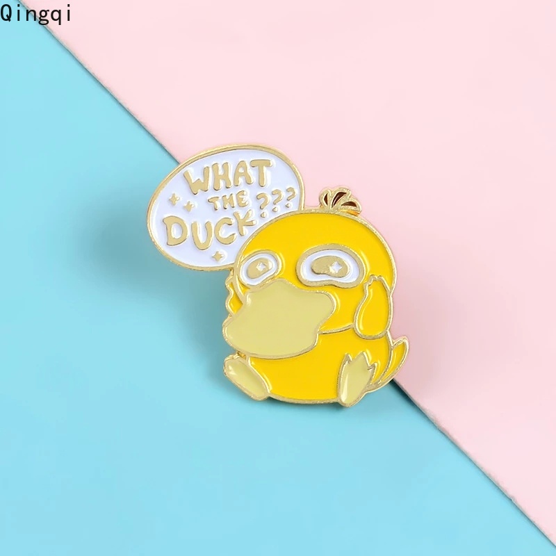 Bros Pin Enamel Bentuk Bebek Kecil Lucu Untuk Hadiah Teman