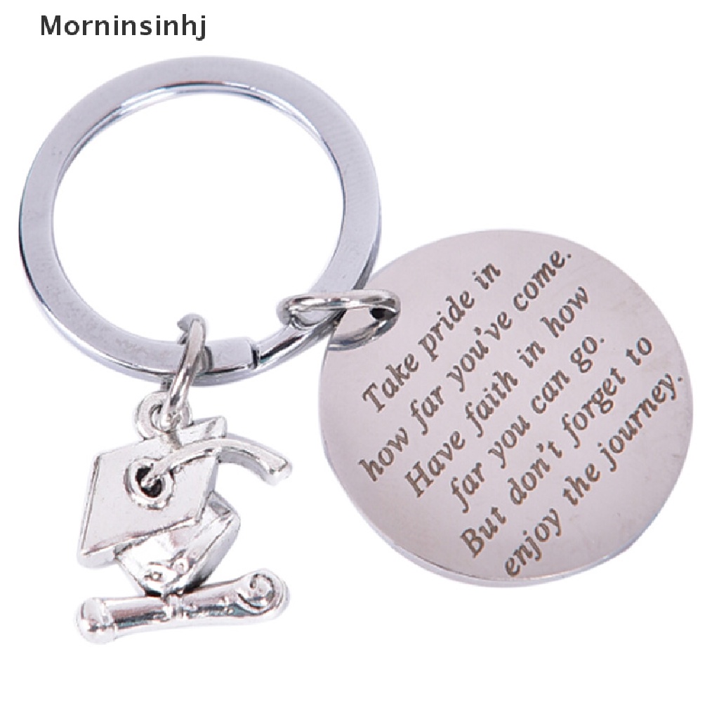 Mornin Gantungan Kunci Wisuda Take Pride in Keyring Hadiah Graduates Stainless Steel2019 id