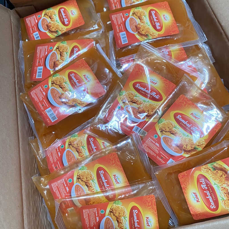 Paket 4 Bungkus Saos Sambal Asli Kaef