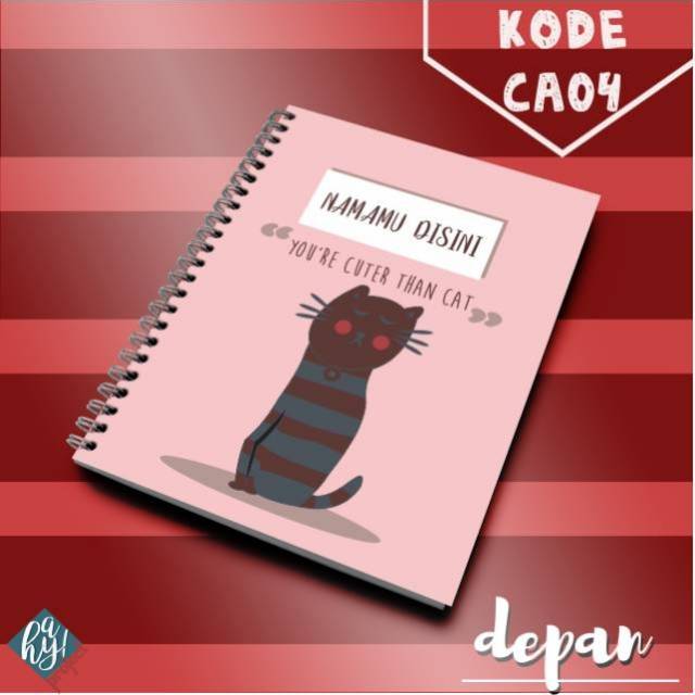 

Notebook You're Cuter Than Cat | Notebook Cute Cat | Notebook Kucing Lucu | Notes Tema Kucing Lucu