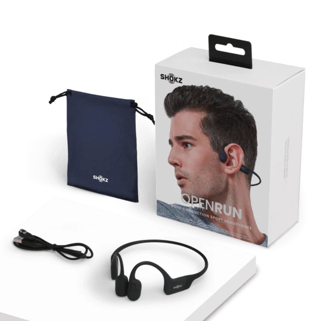 Shokz OpenRun Open Ear Sport Headphone / Bone conduction headphone - Garani Resmi TAM