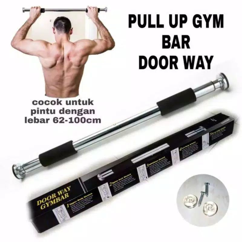 Alat Olahraga PULL UP BAR DOOR CHINNING GYMBAR Alat Fitnes -