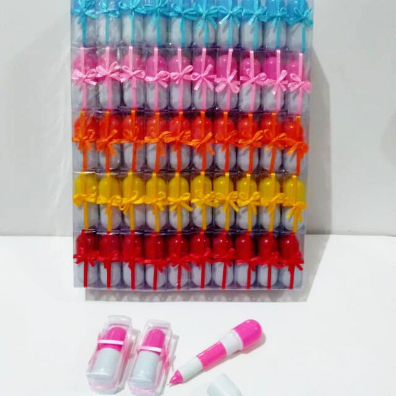 

souvenir pulpen kapsul