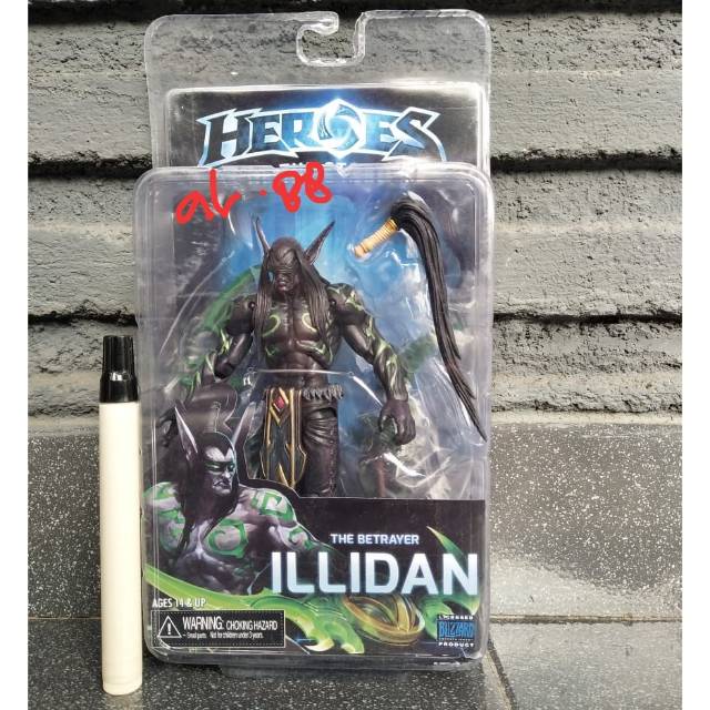 action figure illidan Warcraft Ori neca new misb