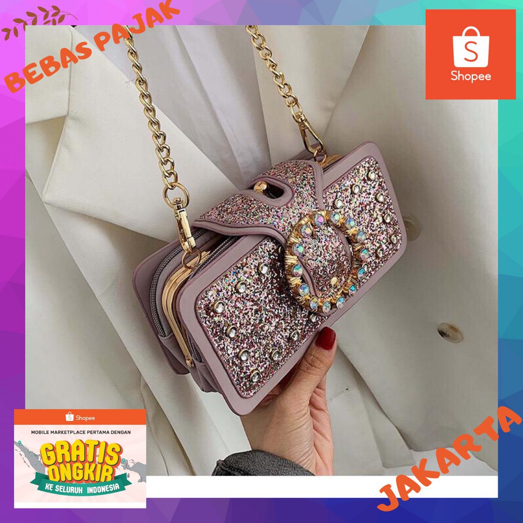 TAS BRANDED IMPORT 332 TAS SELEMPANG HANDBAG WANITA KEKINIAN MURAH LARIS MODIS TAS JALAN TAS