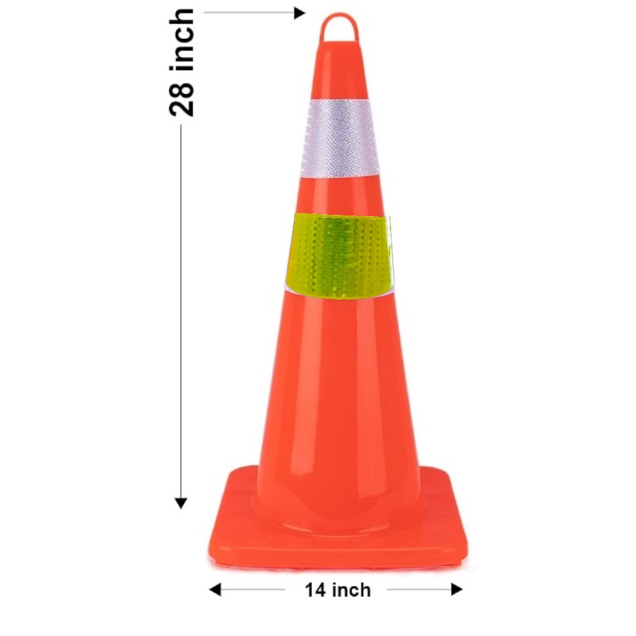 Traffic Cone 70 CM Rubber Base Orange  Kerucut Lalu Lintas JOGJA YOGYAKARTA