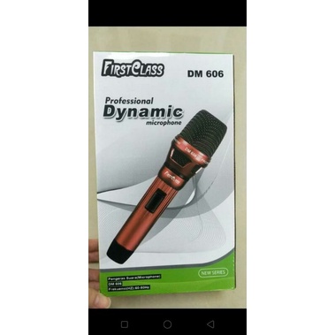 Mic Kabel FirstClass DM-606 Professional Dynamic Microphone