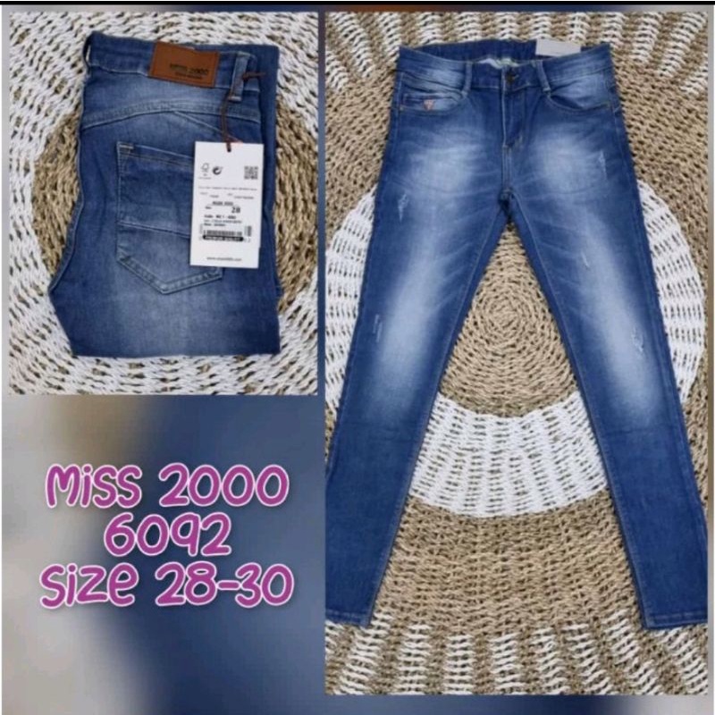 NEW M2000 SKIINNY/RIPPED M2000 BAHAN SUPER DENIM