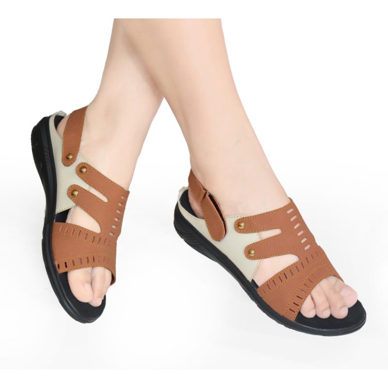 Sandal Tali Wanita Murah Model Terbaru Kekinian CS04