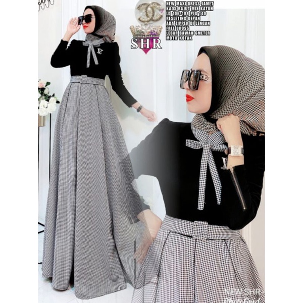 READY NEWW ORY SHR MAXI DRESS U REMPEL-1