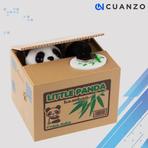 Celengan Panda Steal Money Little Panda Piggy Bank / Celengan Panda Pencuri Koin Murah Unik Lucu / Celengan Anak Perempuan Laki Laki Karakter Panda / Celengan Unik Anak Panda / Mainan Edukasi / Celengan Target Buka Tutup Motif karakter Panda Original