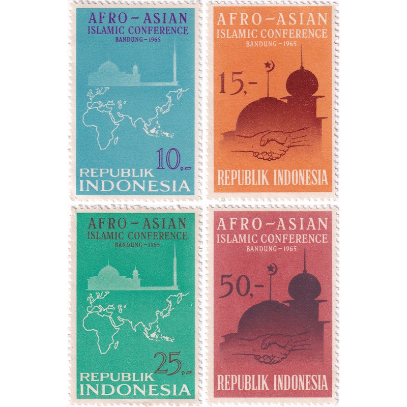 

Prangko Indonesia 1965 - Afro-Asian Islamic Conference, Bandung