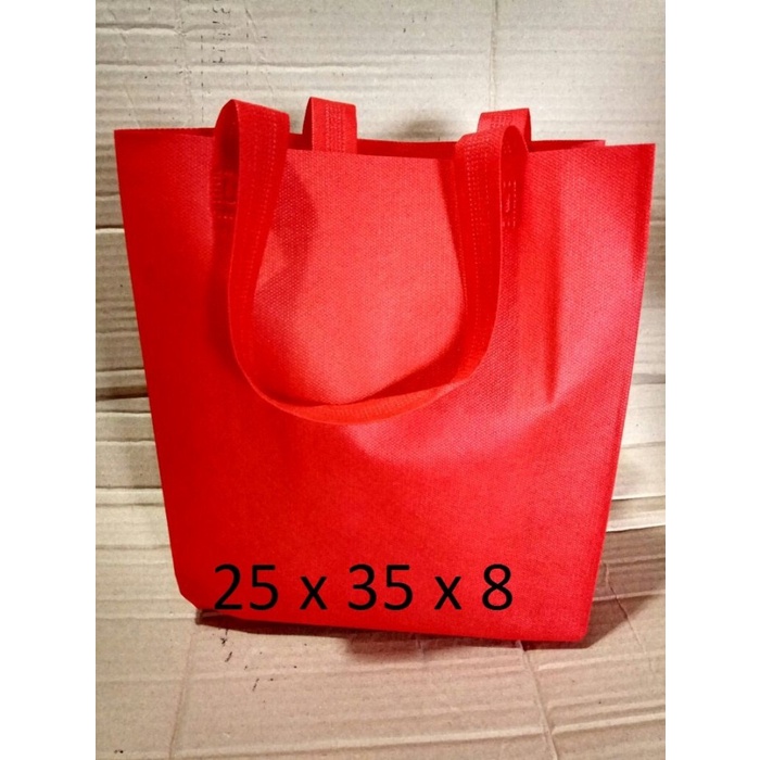 

NEW spunbond 25x35 | pon oval , tas bahan, tas kain, goodie bag polos