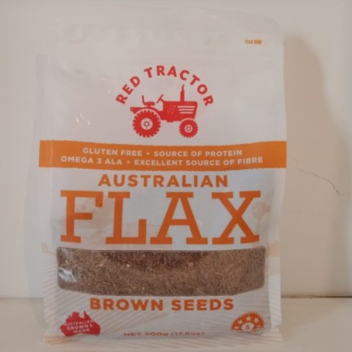 

RED TRACTOR AUSTRALIA FLAX BROWN SEEDS 500GR