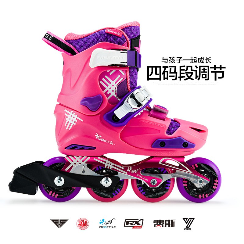 Sepatu Roda Anak inline Skate Anak Freestyle Z1 Pink