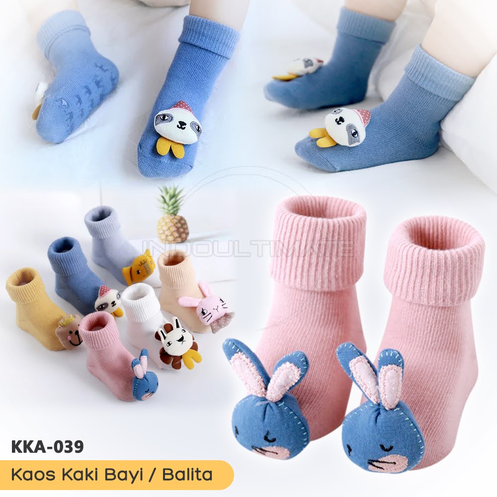 KKA-039 Kaos kaki Bayi Balita Alas Kaki Pelindung Kaki Kid Sock Kaos Kaki Bayi Baru Lahir Newborn Kaos Kaki Bayi Laki-Laki Perempuan Kaos Kaki Motif Karakter Baby Socks Alas Kaki Bayi Sarung Kaki Bayi