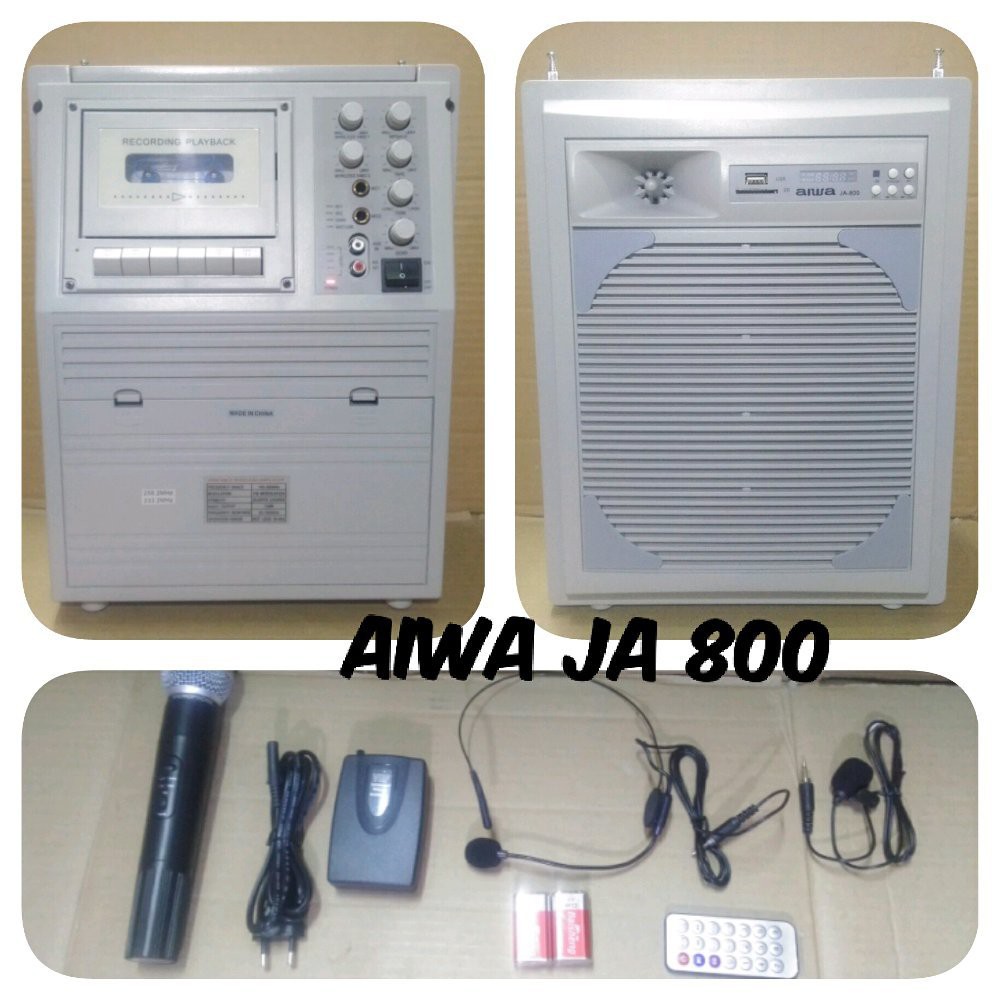 SPEAKER AKTIF PORTABLE 8 INCH AIWA JA 800