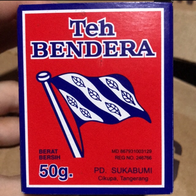 

TEH BENDERA KOTAK 50gram