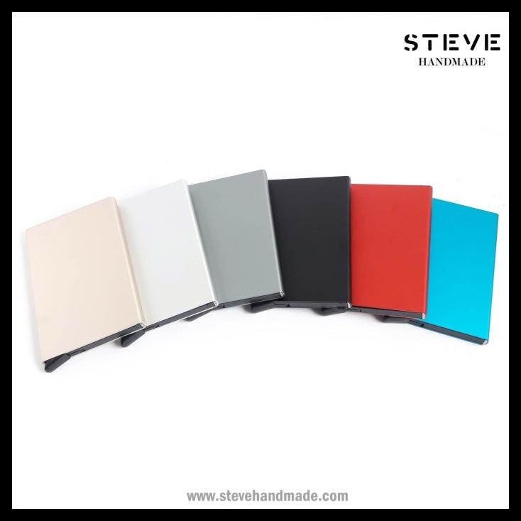 

BEST SELLER !!! CARD HOLDER SLIM STYLE A (CUSTOM LASER LOGO & HURUF) TERLARIS