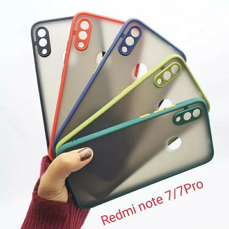 Slikon terbaru tipe Hp redmi not 7/7 pro My Choise Case Dove Bumper Aero Fuze Macaroni