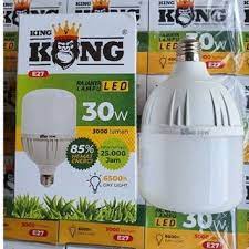 Lampu LED Kingkong 30watt Capsule Sinar Putih  Body Besar By Visero King Kong Bola Bohlam Cool Day Light Hemat Energy Termurah