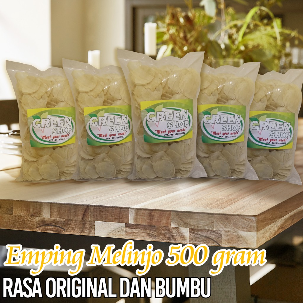 

Emping Melinjo Bumbu dan Original