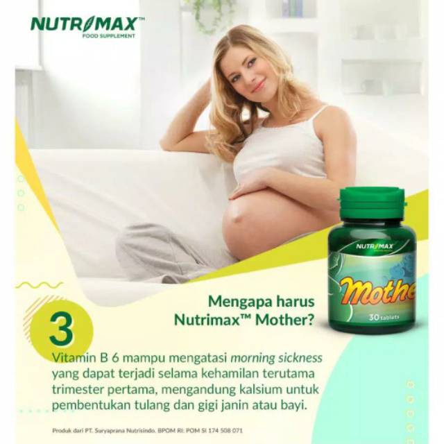 Nutrimax Mother 30s / Vitamin Ibu Hamil &amp; Menyusui