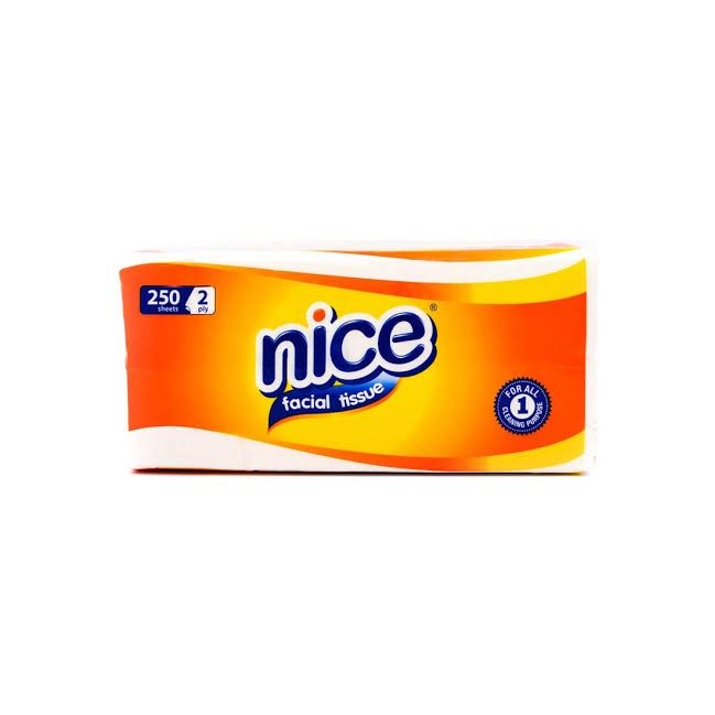 Nice Facial Tissue 250 Shets /popokcibarusah