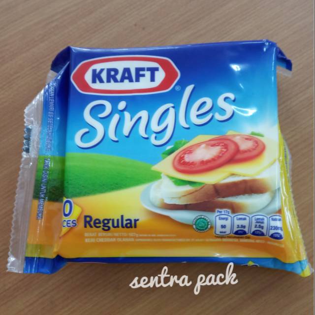  Keju  kraft  singles 10 slice regular Shopee Indonesia