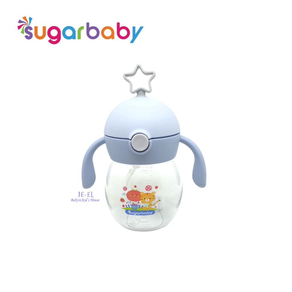 Sugar Baby Tritan Sippy Cup Star 240ml/280ml Botol Minum Sedotan Bayi