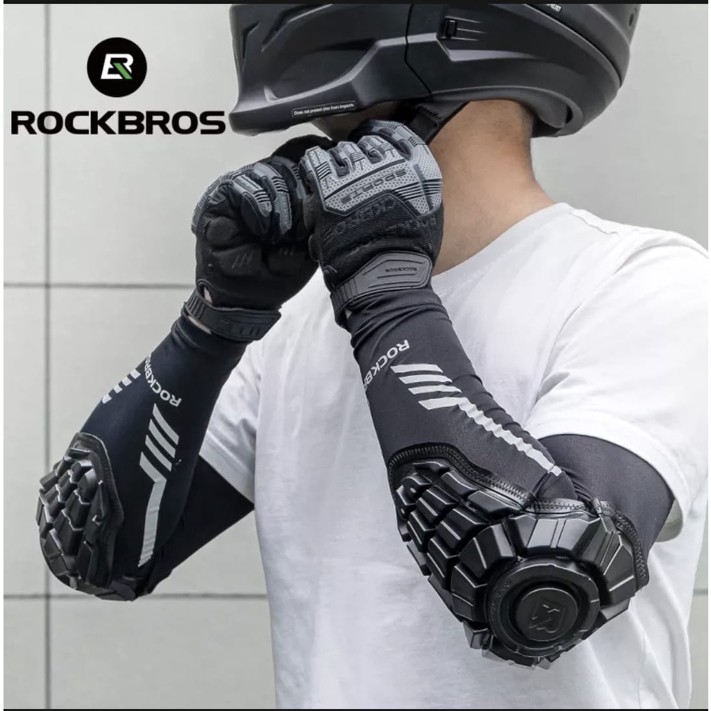 Pelindung Siku Elbow Rockbrs Protector xt067 SUN Protection Anti Shock anti benturan