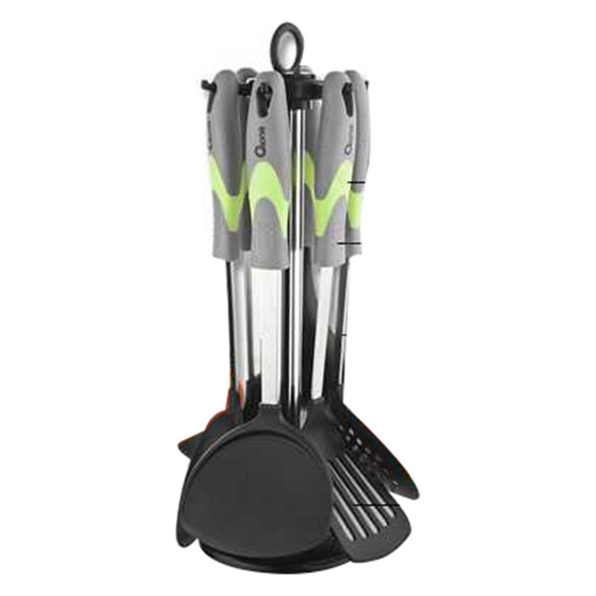 Spatula Set Oxone Ox975 Codet Sodet Sutil Nylon Ox 975 Sendok Alat Masak Nilon Sudip Dapur wlshop wlshop1