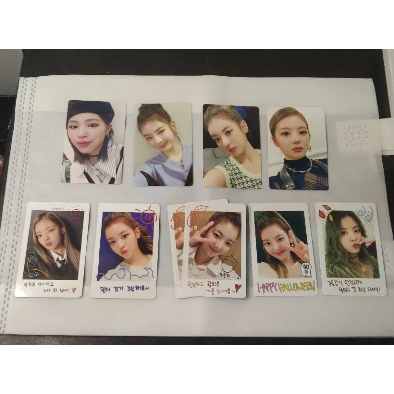 [OFFICIAL] Photocard dan Polaroid LIA RYUJIN ITZY No Bad Days January February May July August Septe