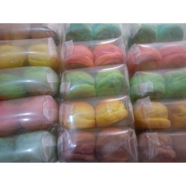 Roti Burger Warna/Rainbow