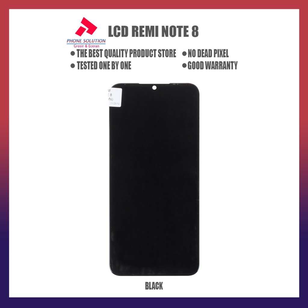 LCD Xiaomi Redmi Note 8 Fullset Touchscreen // Supplier LCD Xiaomi Redmi - Garansi 1 Bulan