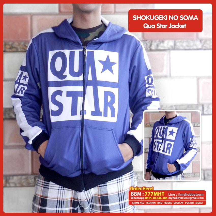 Jaket Anime Full Print Shokugeki no Souma : Yukihira Souma