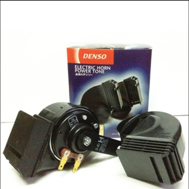 Klakson Denso 12V Keong WATERPROOF Terbaik (HARGA KLAKSON  2 PCS) ORIGINAL DENSO -61107-