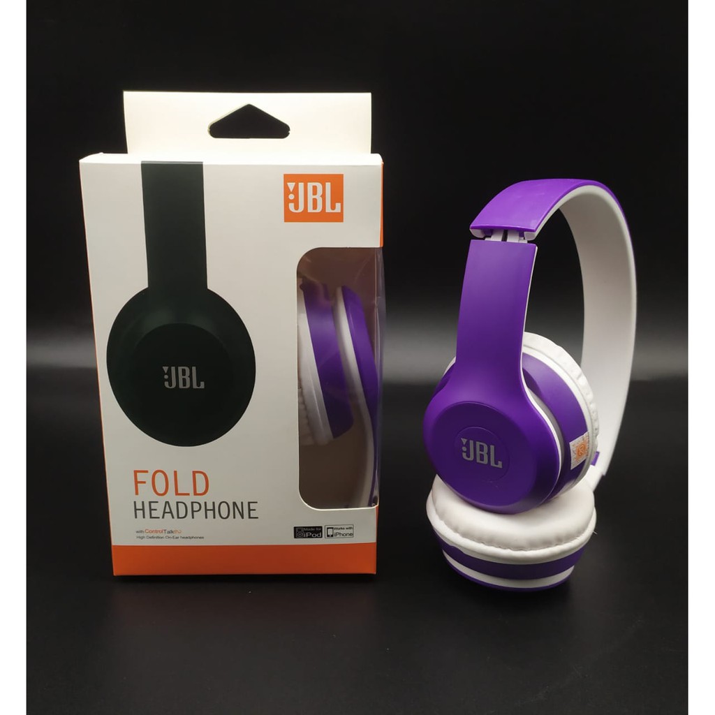 Headphone JBL Fold Comfort Talk Headphone Lipat Gaya