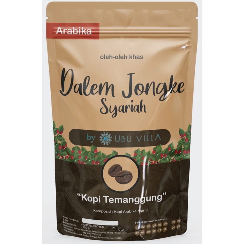 

KOPI BUBUK TEMANGGUNG Arabika "Dalem Jongke Syariah