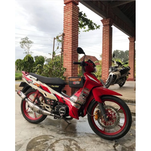 Knalpot Creampie Muffler Jogja Fizr type Std racing plat