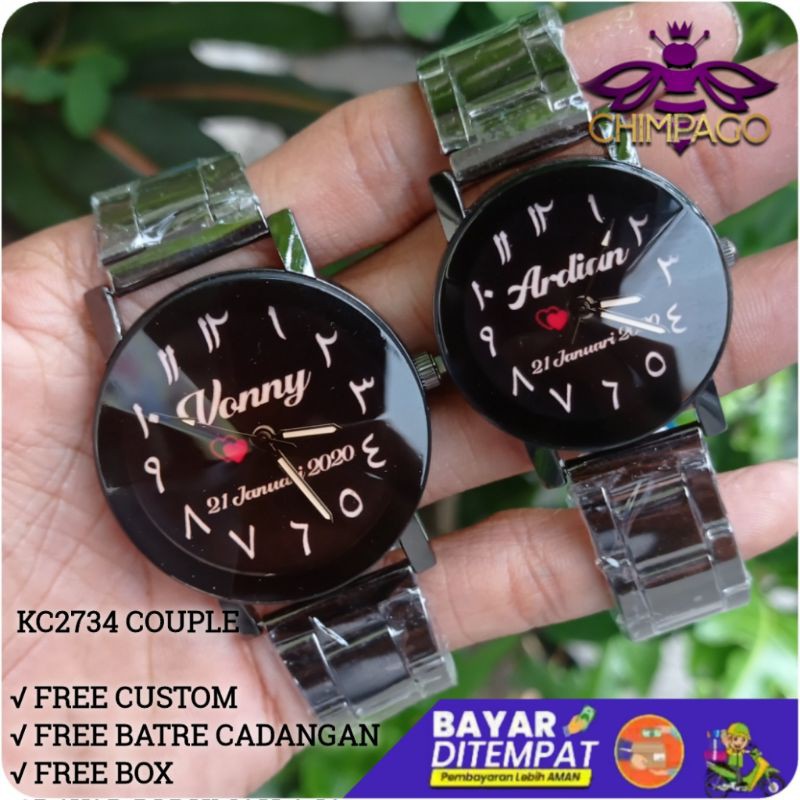 Cs Kc2734 Jam Tangan Custom Bisa Pake Nama Foto Sendiri Shopee Indonesia