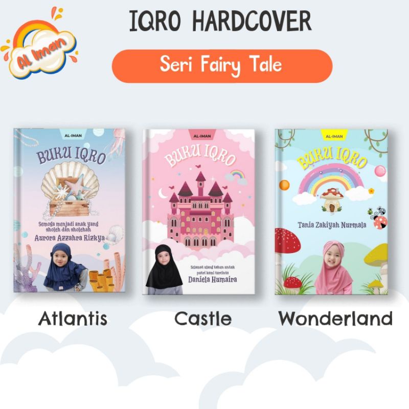 

Buku Iqro Custom Cover Nama & Foto Anak Al Iman Hard Cover
