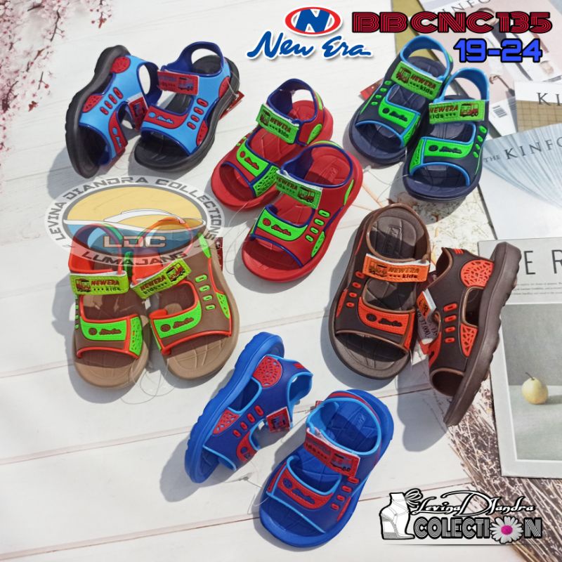 SANDAL SELOP KARET BERTALI NEW ERA BB CNC 135 ANAK (19-24)