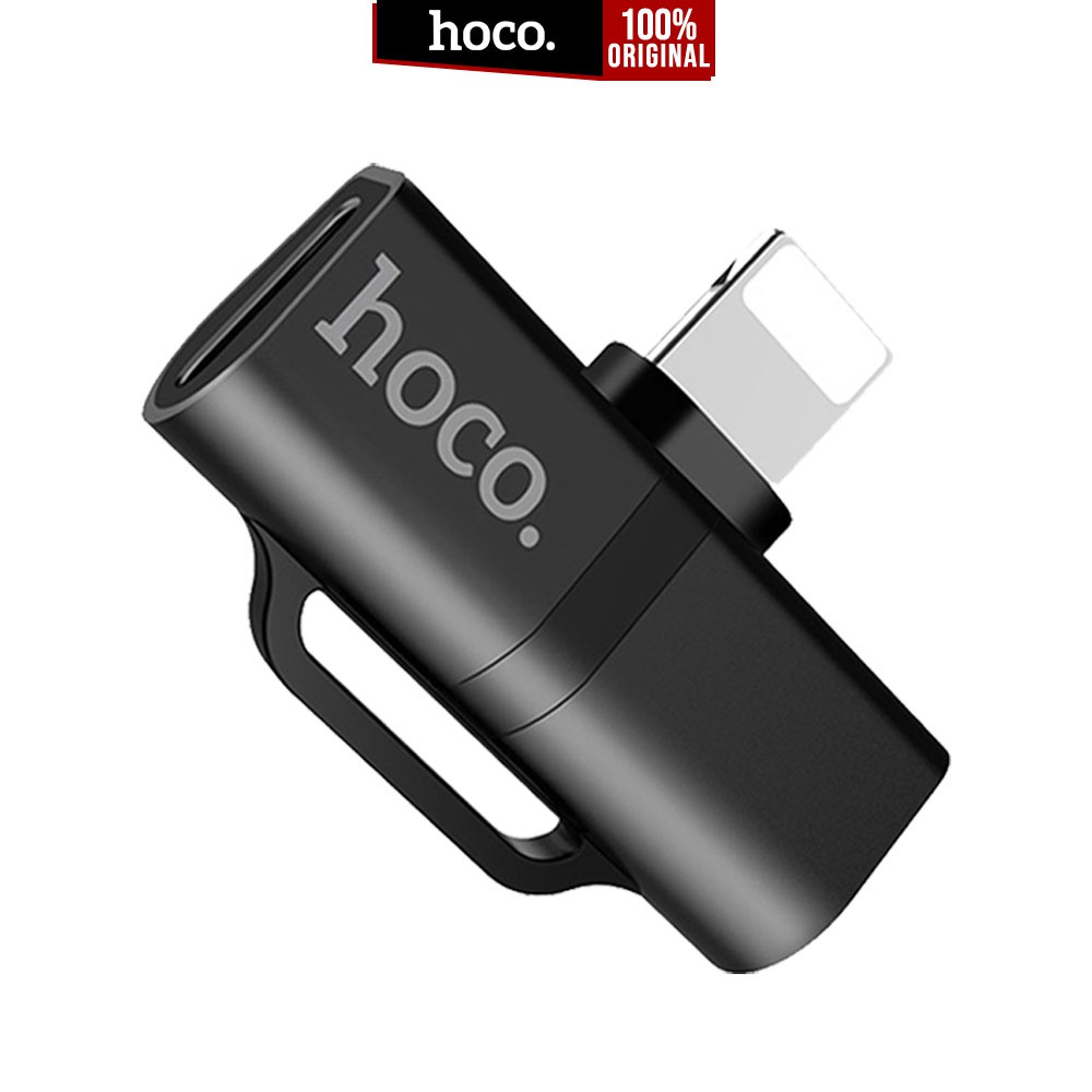 

Adapter 2in1 Hoco LS20 2 Slot Lightning & Jack Audio iPhone Converter